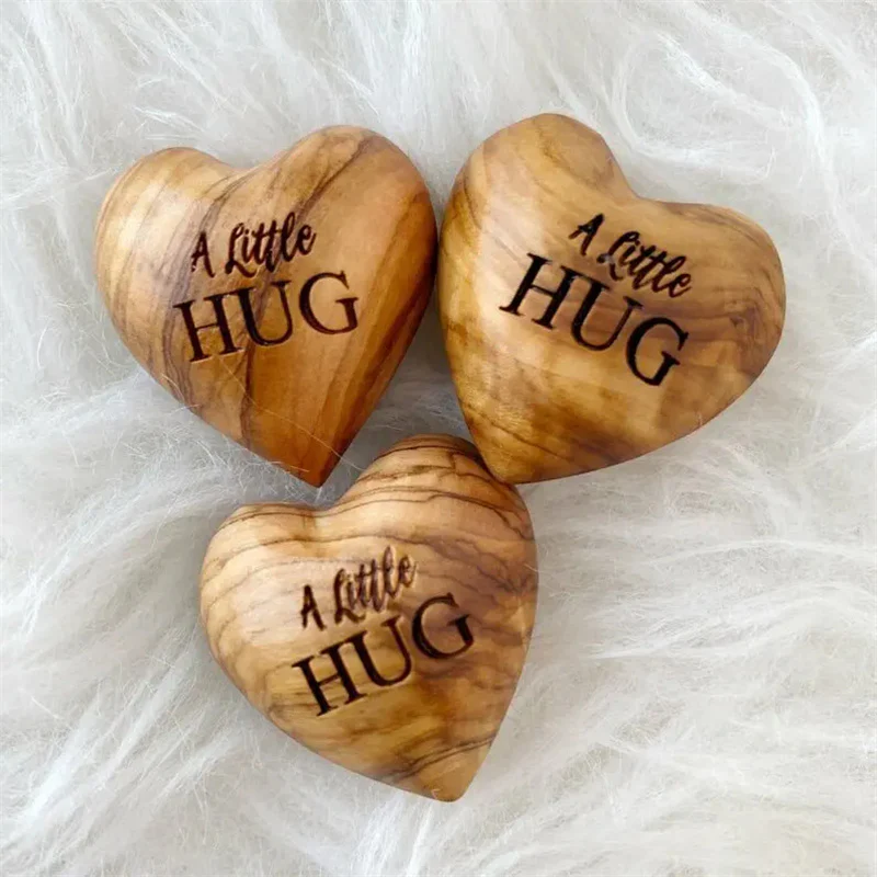 Pocket Hug Wooden Heart Token - Image 6