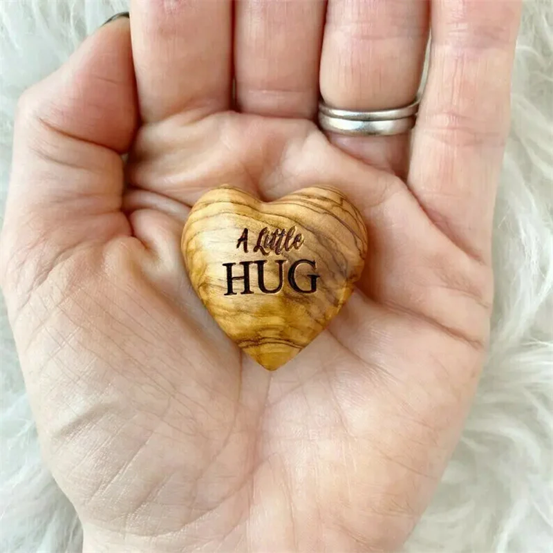 Pocket Hug Wooden Heart Token - Image 8