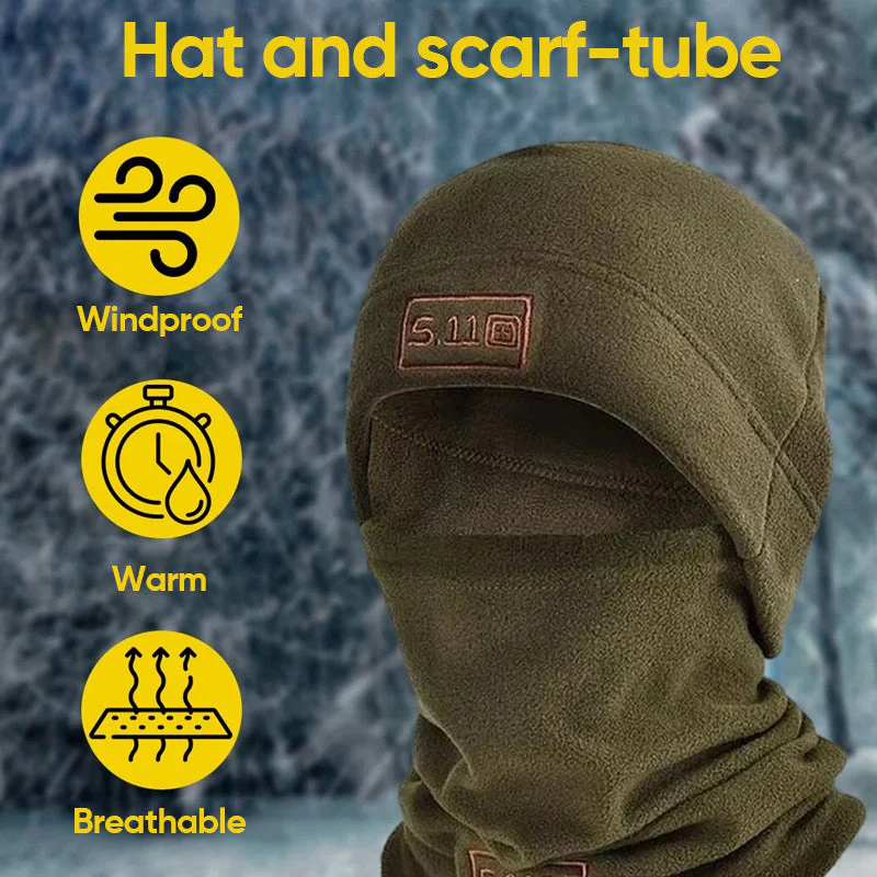 Polar Fleece Balaclava Hood Face Mask - Image 2