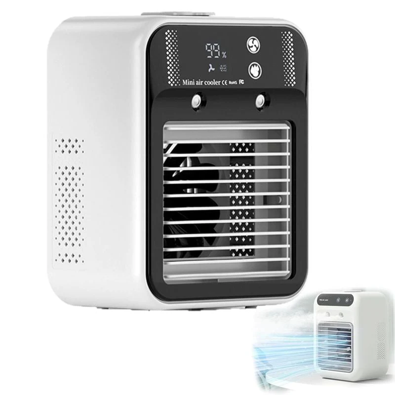 Portable 3-In-1 Cooling Fan with 2-Speed Mist - Image 10
