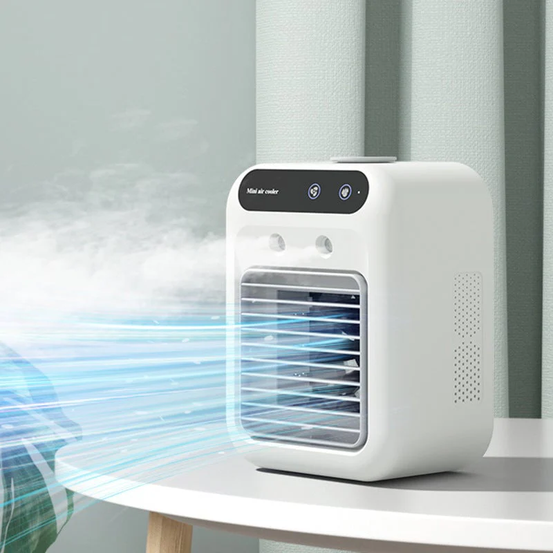 Portable 3-In-1 Cooling Fan with 2-Speed Mist - Image 11