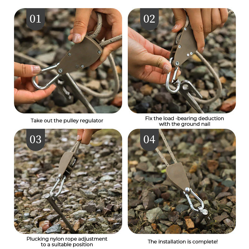 Portable Adjustable Fix Camping Rope - Image 10