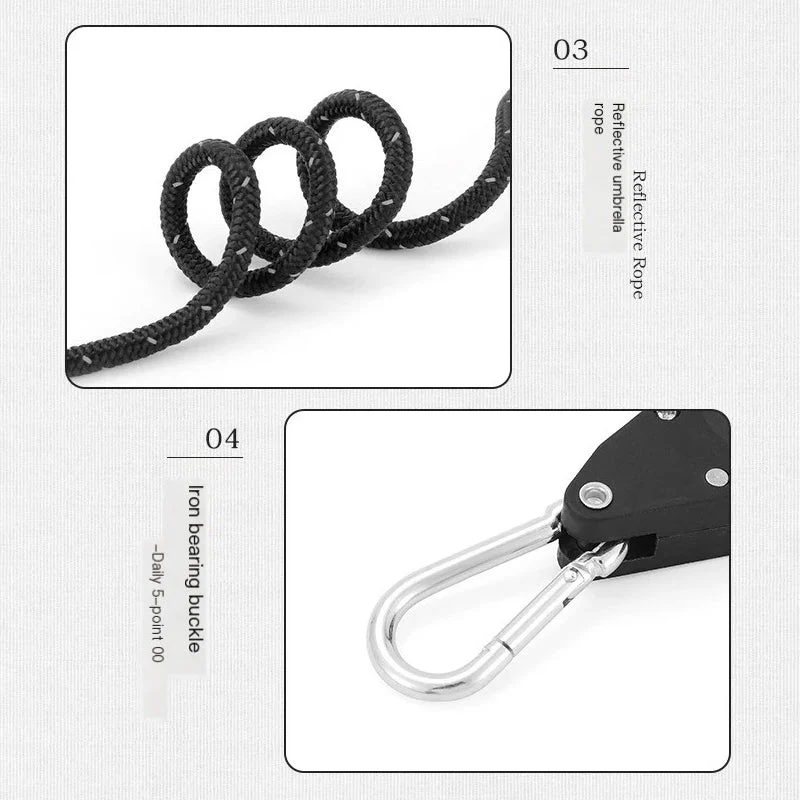 Portable Adjustable Fix Camping Rope - Image 9