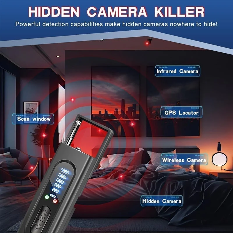 Portable Anti-Spy Camera Detector & RF Signal Scanner - Image 2