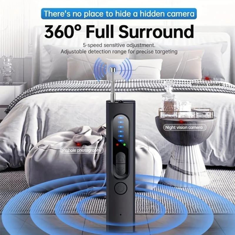 Portable Anti-Spy Camera Detector & RF Signal Scanner - Image 5