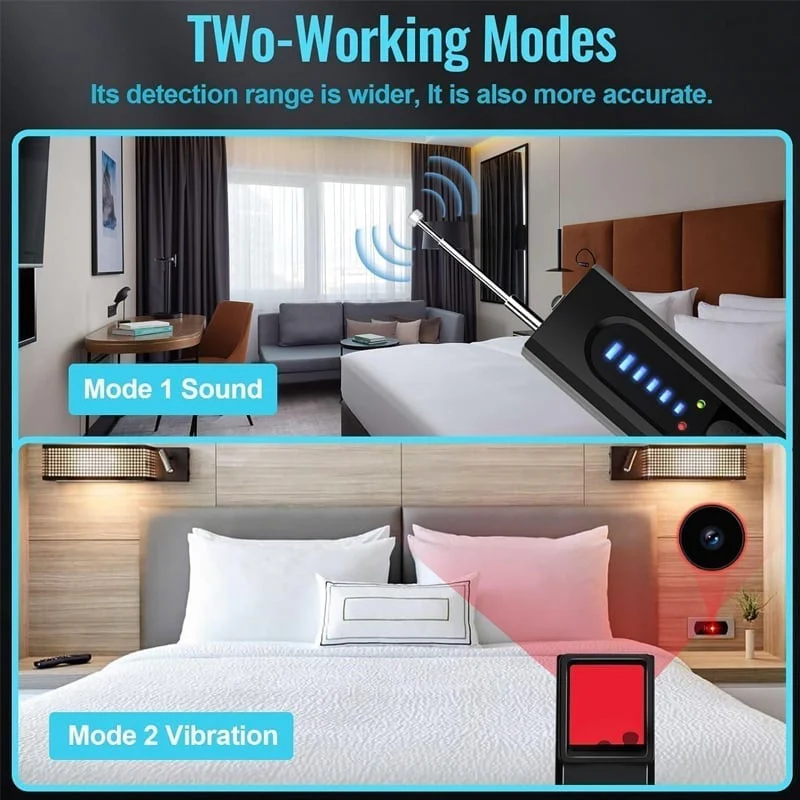 Portable Anti-Spy Camera Detector & RF Signal Scanner - Image 6