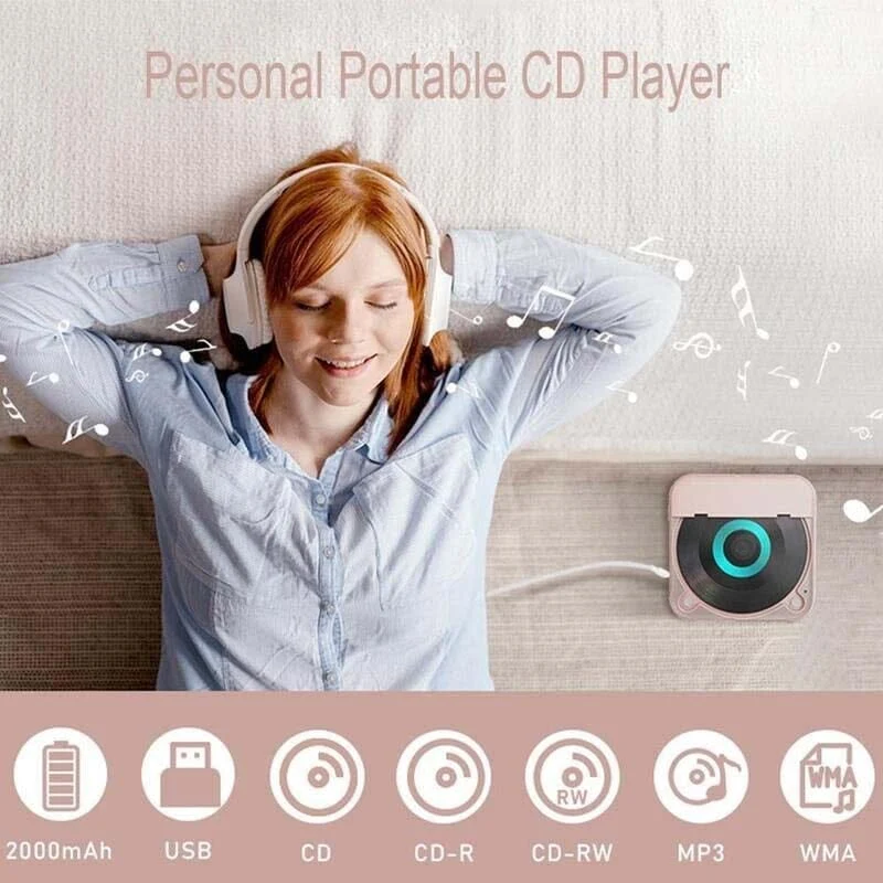Portable Bluetooth-compatible CD Player - Image 7