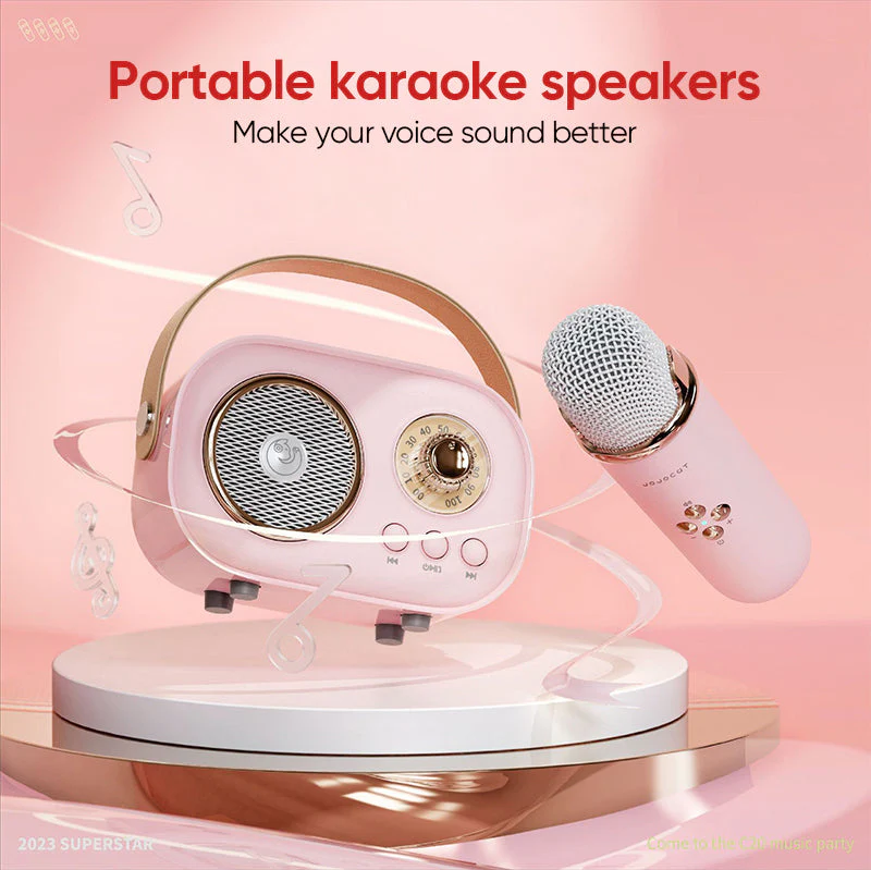 Portable Bluetooth Speaker with Wireless Microphone - Image 3