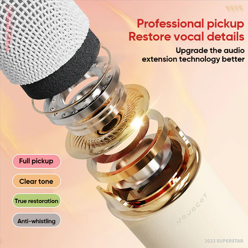Portable Bluetooth Speaker with Wireless Microphone - Image 4