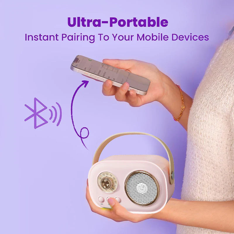 Portable Bluetooth Speaker with Wireless Microphone - Image 6
