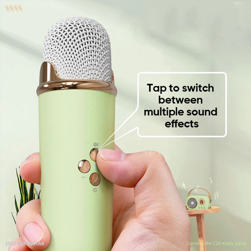Portable Bluetooth Speaker with Wireless Microphone - Image 7