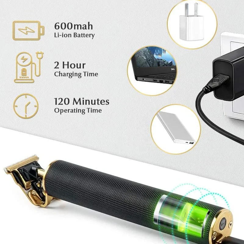 Portable Cordless Trimmer Hair Clipper for Men - Image 13
