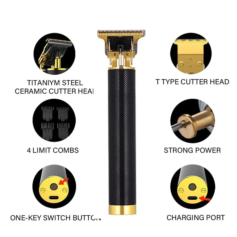 Portable Cordless Trimmer Hair Clipper for Men - Image 8