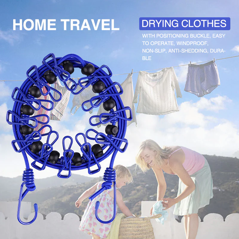 Portable Elastic Travel Clothes Rack - Image 7
