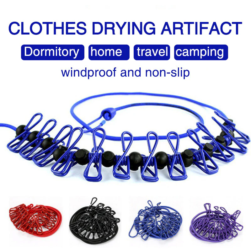 Portable Elastic Travel Clothes Rack - Image 9