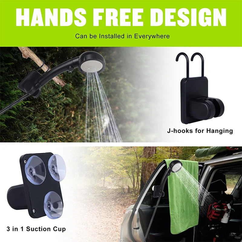 Portable Rechargeable Outdoor Camping Shower Pump - Image 4