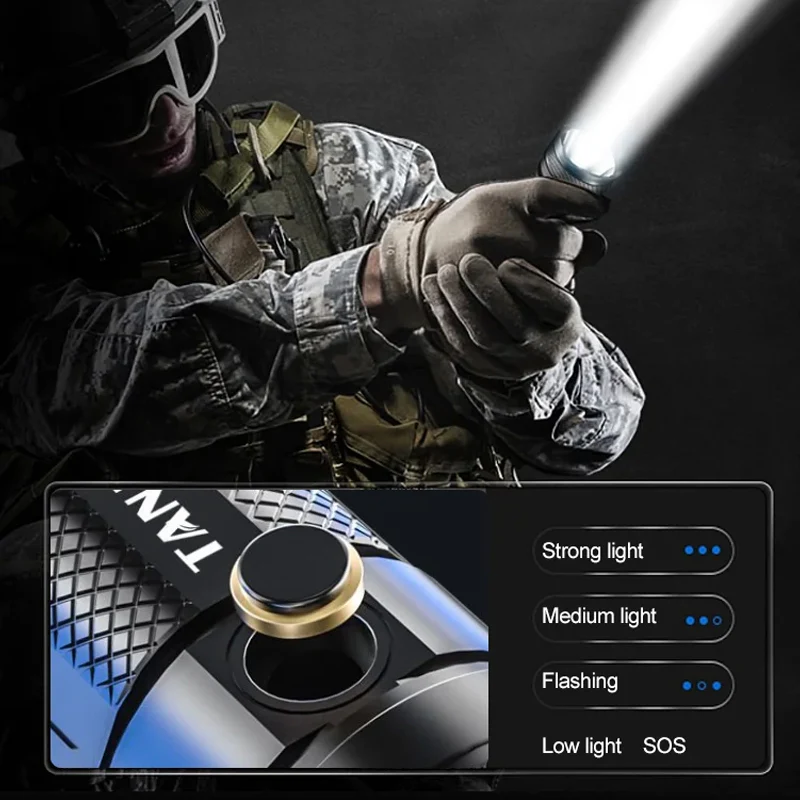 Portable Strong Light Outdoor Flashlight - Image 8