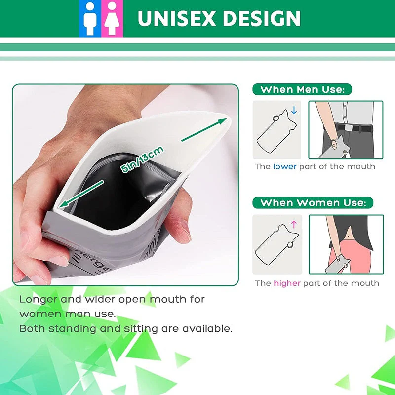 Portable Travel Pee Bags (700ML) - Image 5