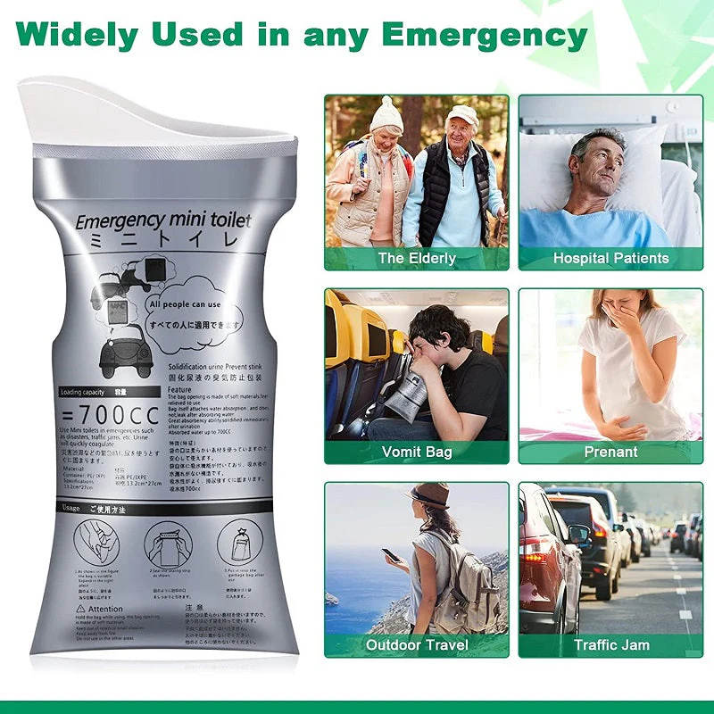 Portable Travel Pee Bags (700ML) - Image 7