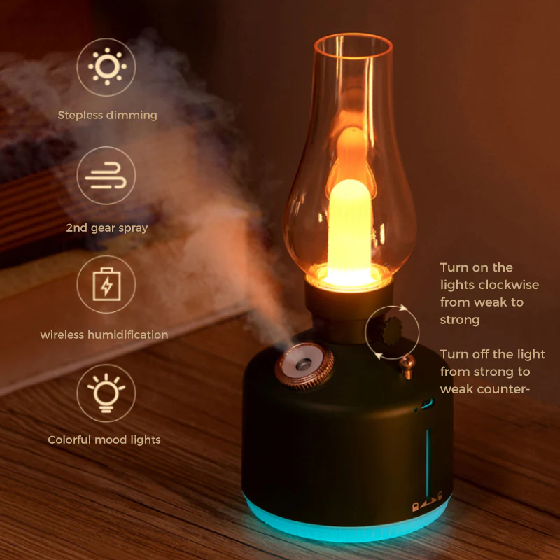 Portable Vintage Desktop Humidifier - Image 3