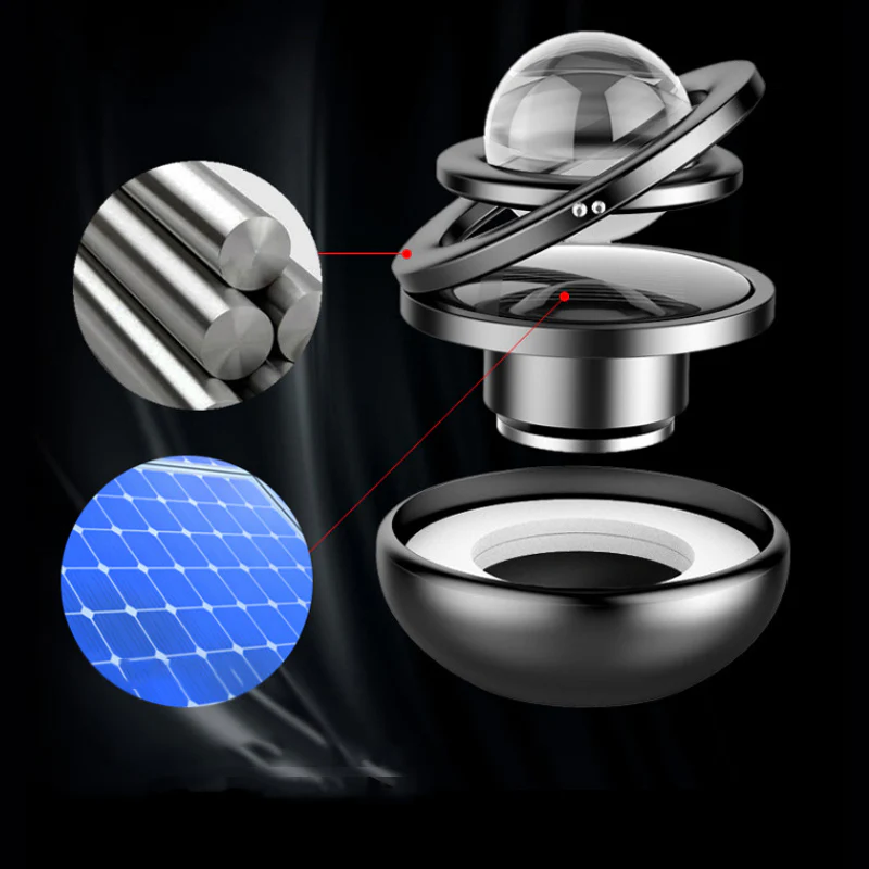 Premium Solar Rotating Car Decor - Image 8