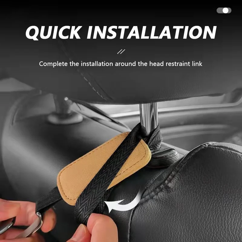 Premium Suede Car Seat Hook - Image 5