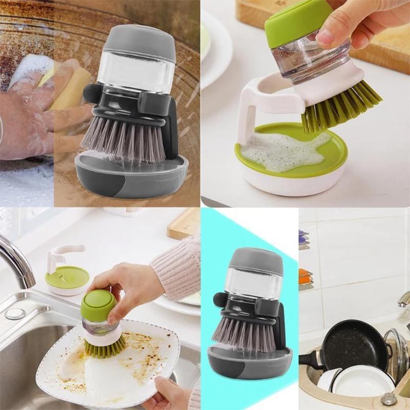 Press-type Dishwashing Brush - Image 6
