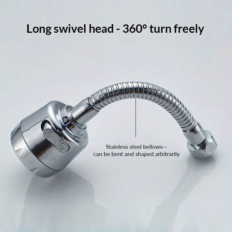 Pressure Boost 360° Rotate Kitchen Tap - Image 2