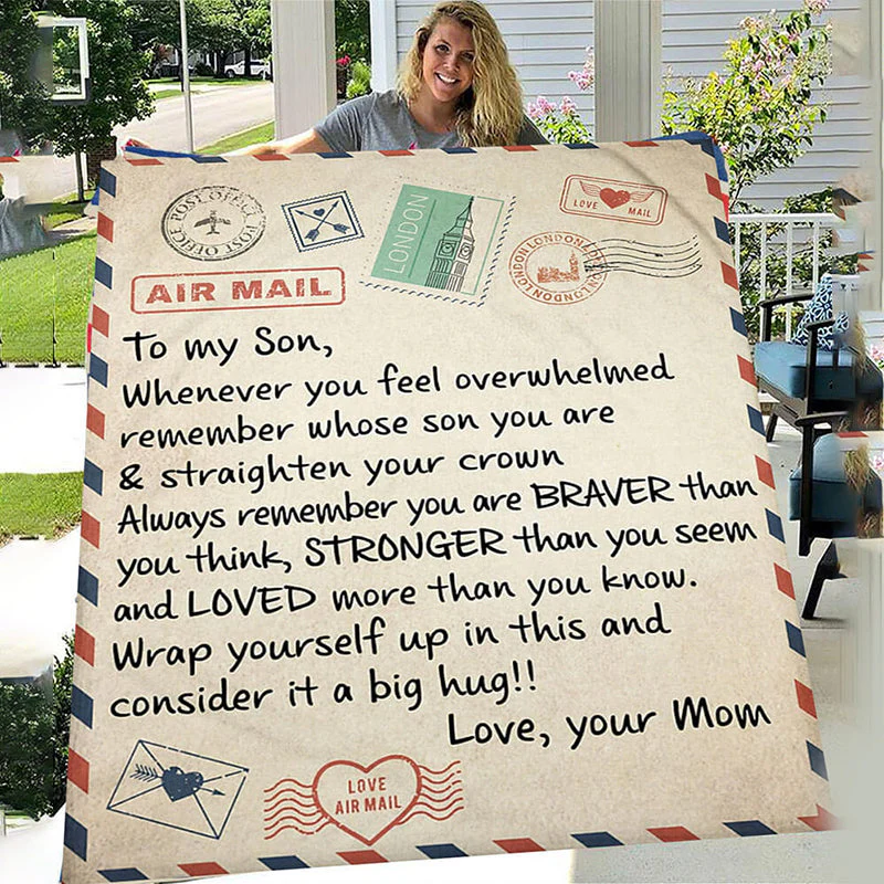 Printed Flannel Envelope Blanket - Image 9