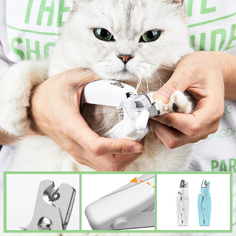 Professional LED Light Pet Nail Clippers - Image 2