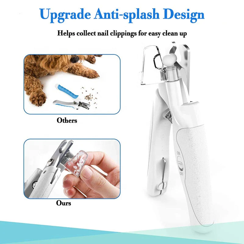 Professional LED Light Pet Nail Clippers - Image 5