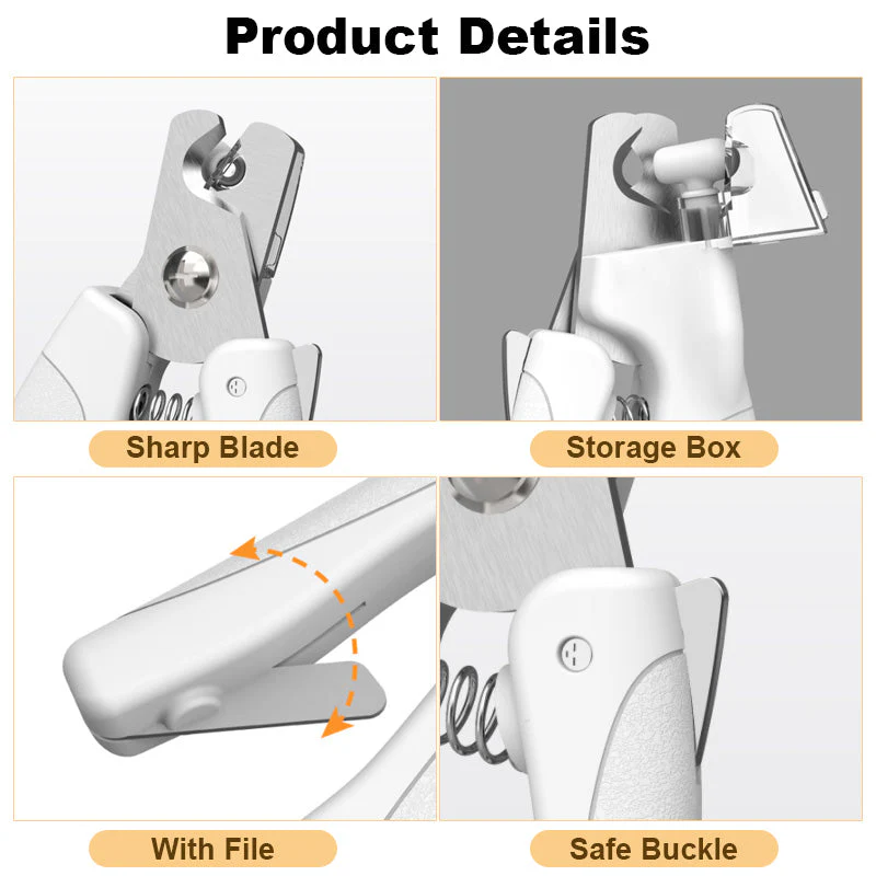 Professional LED Light Pet Nail Clippers - Image 6