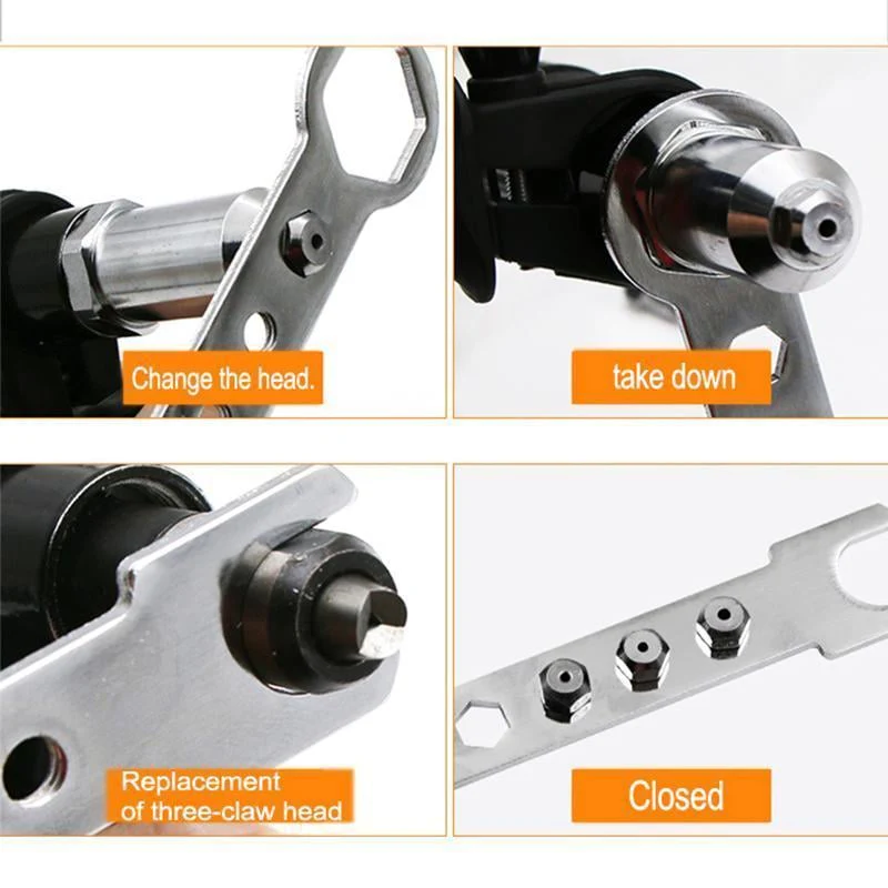 Professional Rivet Gun Adapter Kit with 4Pcs - Image 7