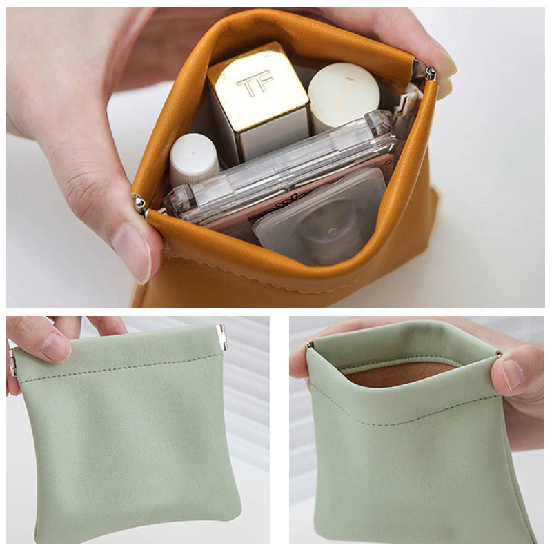 PU Leather Pocket Cosmetic Bag - Image 10