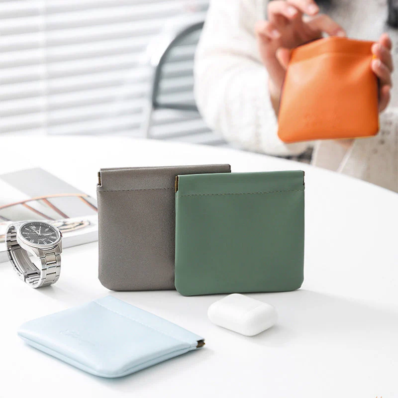 PU Leather Pocket Cosmetic Bag - Image 3