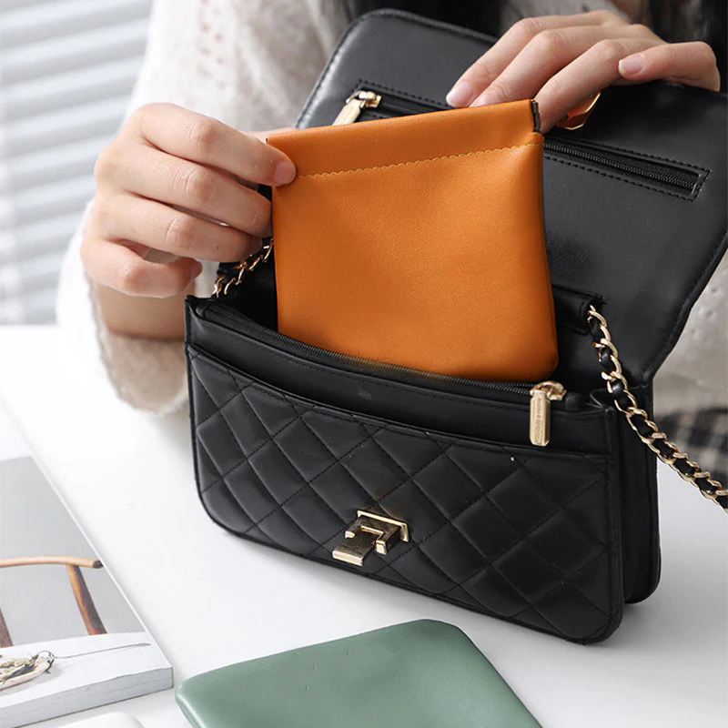 PU Leather Pocket Cosmetic Bag - Image 9