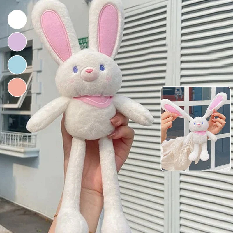 Pull Up Rabbit Plush Toys - Image 3