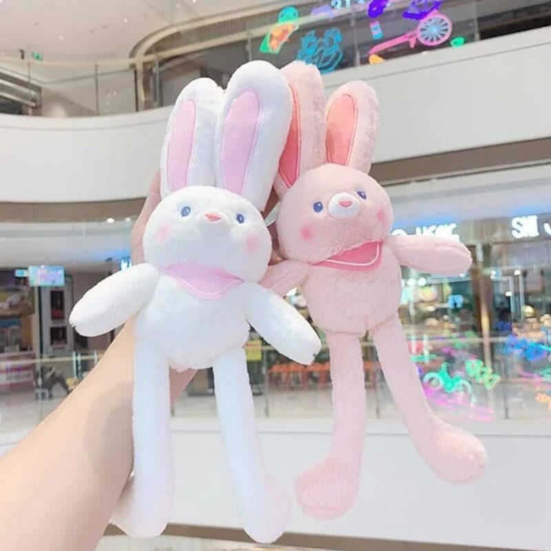 Pull Up Rabbit Plush Toys - Image 6