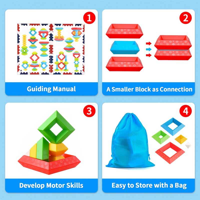 Pyramids Stacking Blocks - Image 3