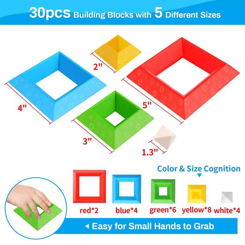 Pyramids Stacking Blocks - Image 8