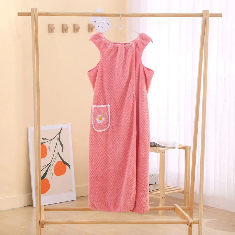 Quick Dry Absorb Water Wearable Bath Towel - Image 10