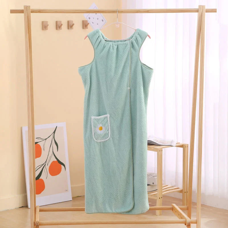Quick Dry Absorb Water Wearable Bath Towel - Image 13