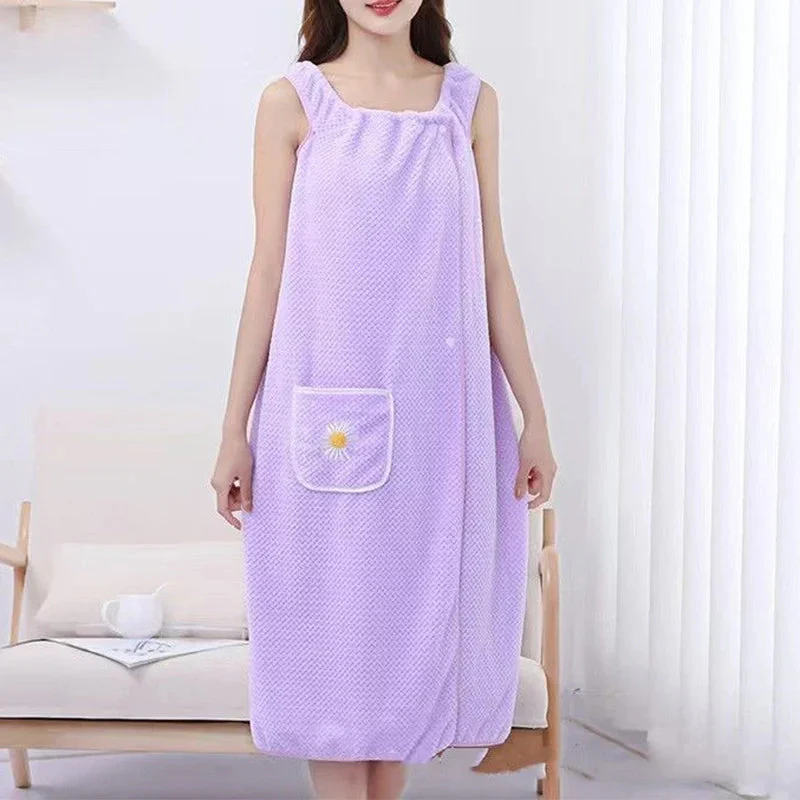 Quick Dry Absorb Water Wearable Bath Towel - Image 3