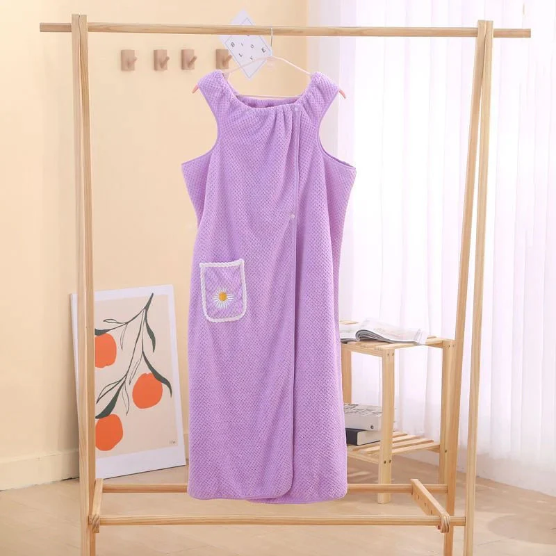 Quick Dry Absorb Water Wearable Bath Towel - Image 5