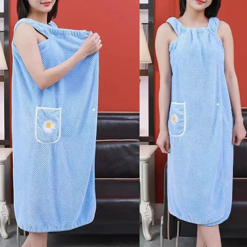 Quick Dry Absorb Water Wearable Bath Towel - Image 6