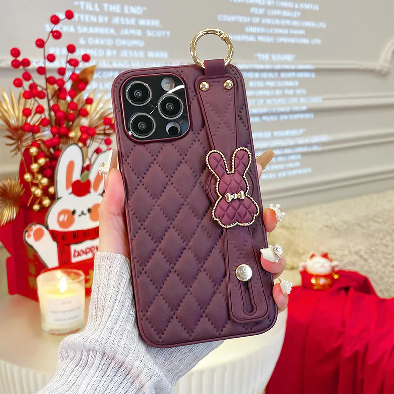 Rabbit Wristband Case Cover For iPhone - Image 7
