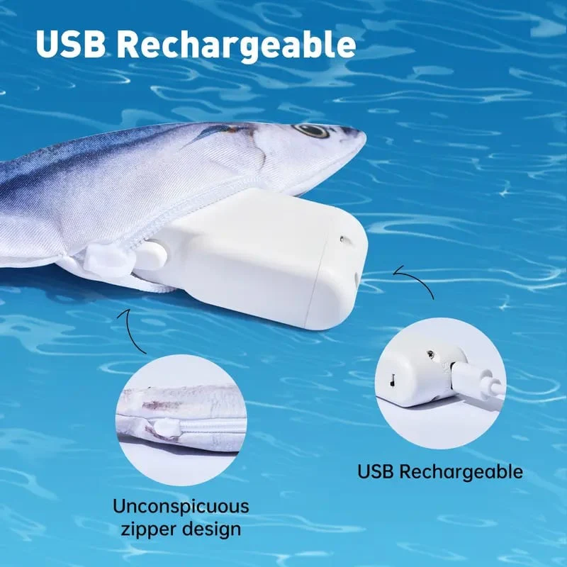 Realistic Flopping Fish Cat Toy - Image 4