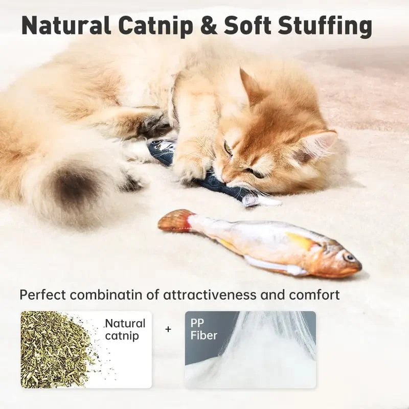 Realistic Flopping Fish Cat Toy - Image 6