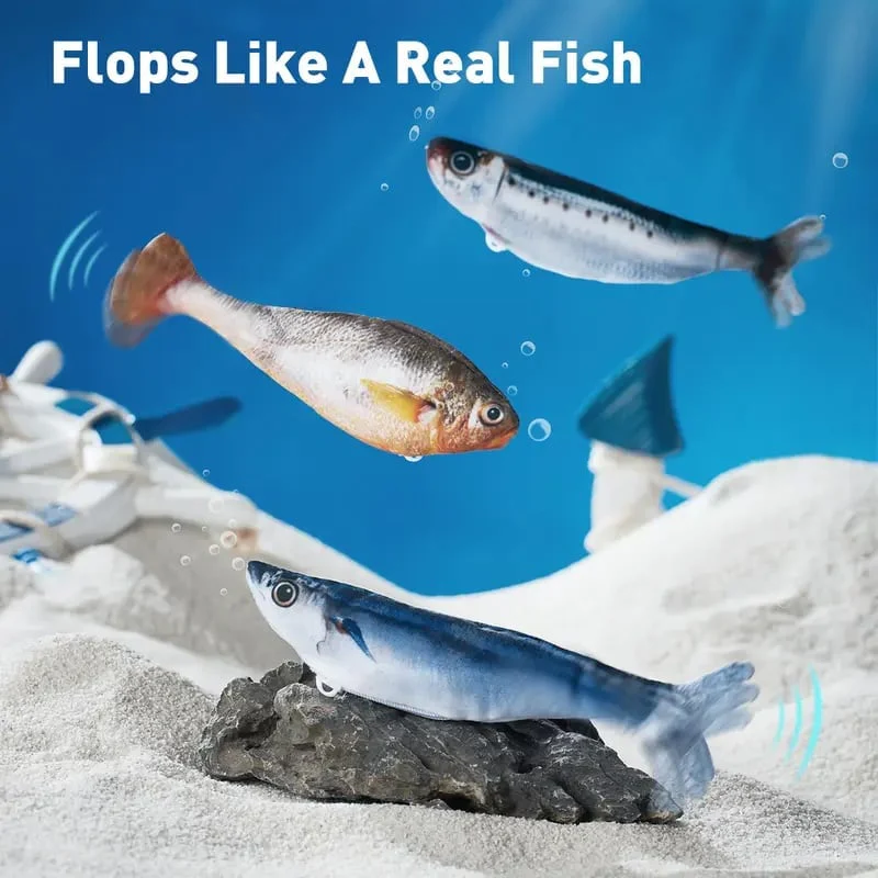 Realistic Flopping Fish Cat Toy - Image 9