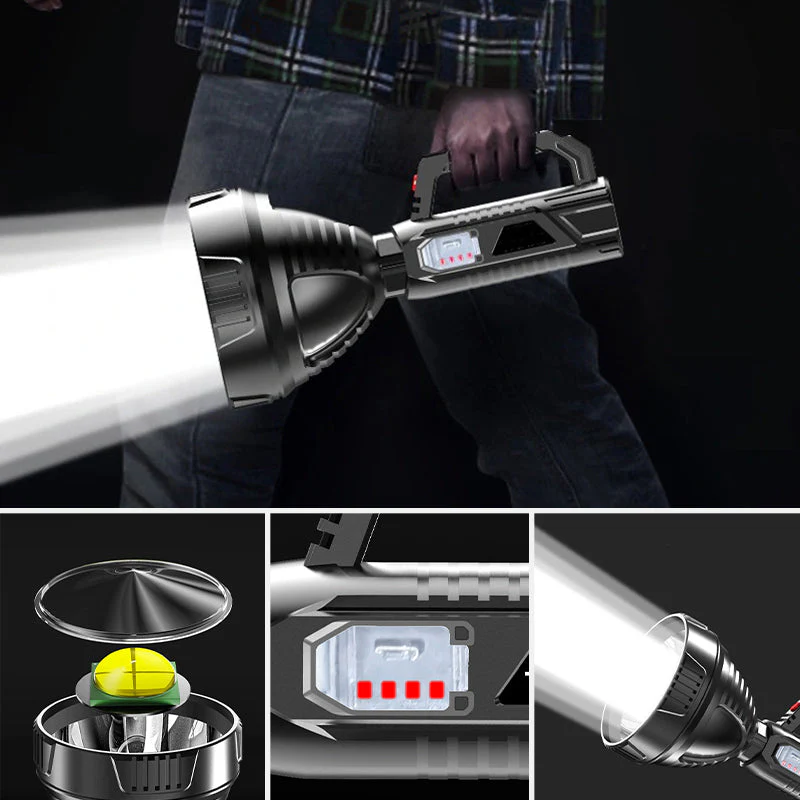 Rechargeable Handheld Spotlight Flashlight - Image 10